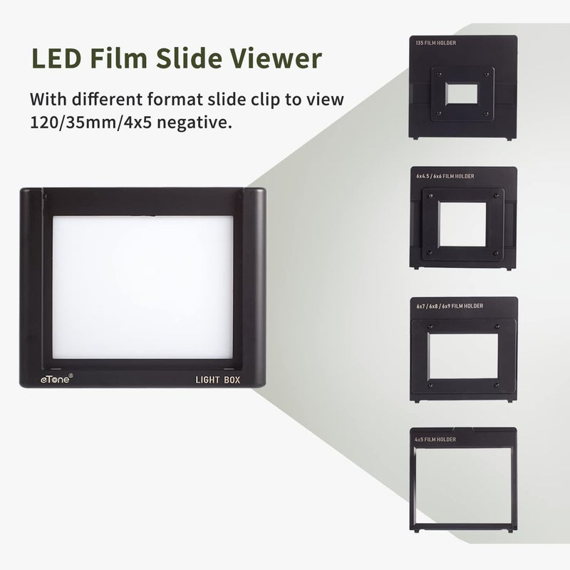 eTone Separate 120（6X9） Film Clip Only Film Clip Without Base/No Flip-Flop Light Box - Image 3